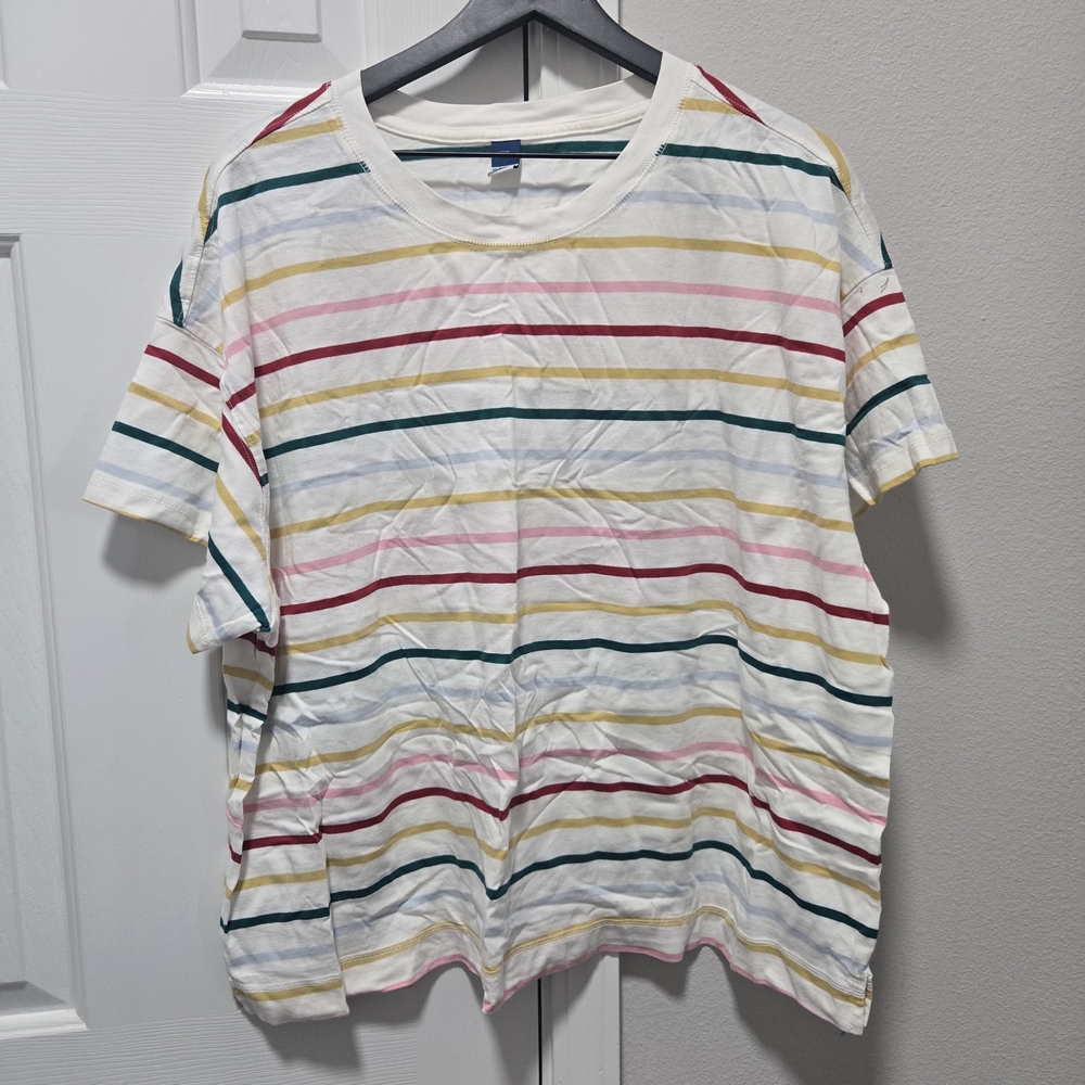 Old Navy Multicolor Striped Top